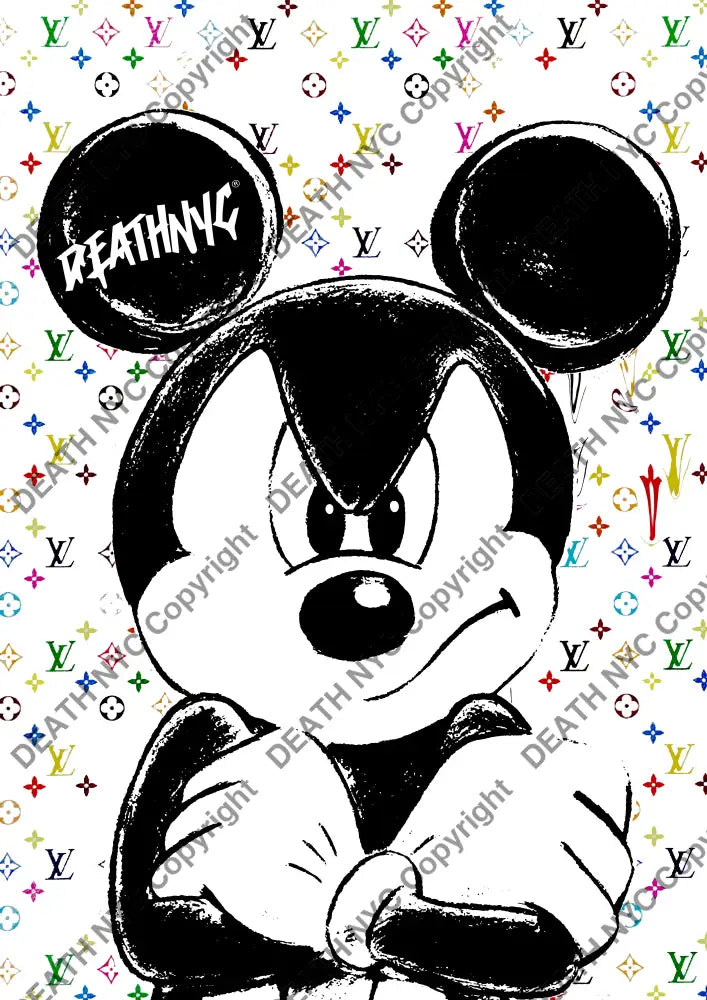 Auction ’mouse rain death’ 45x32cm (Edition of 100) Art Print