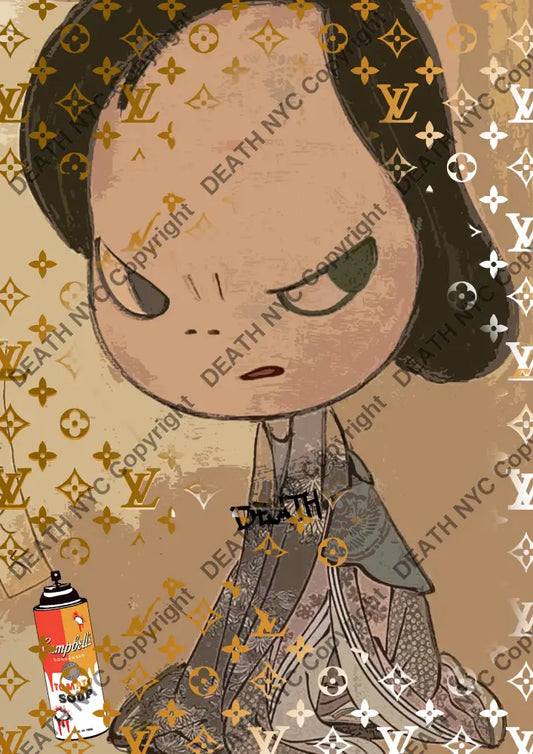 Auction ’MS98 girl’ 45x32cm (Edition of 100) Art Print