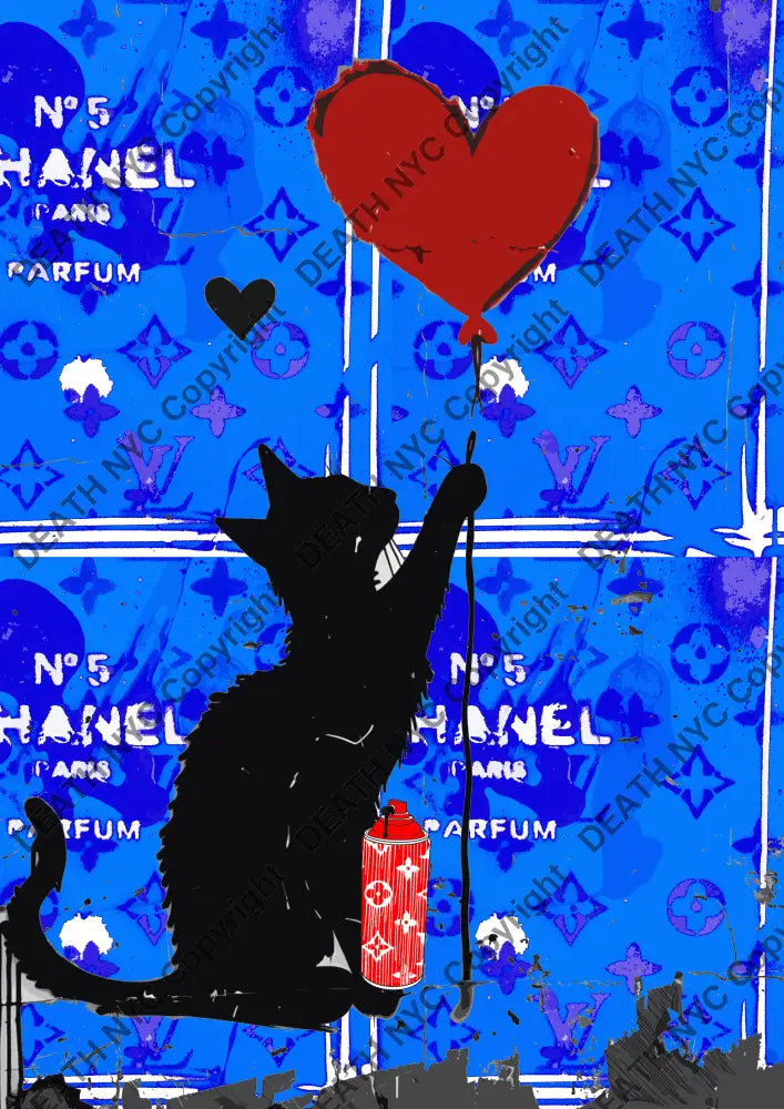 Auction ’MW44 cat ’ art print 45x32cm (Edition of 100) Art Print