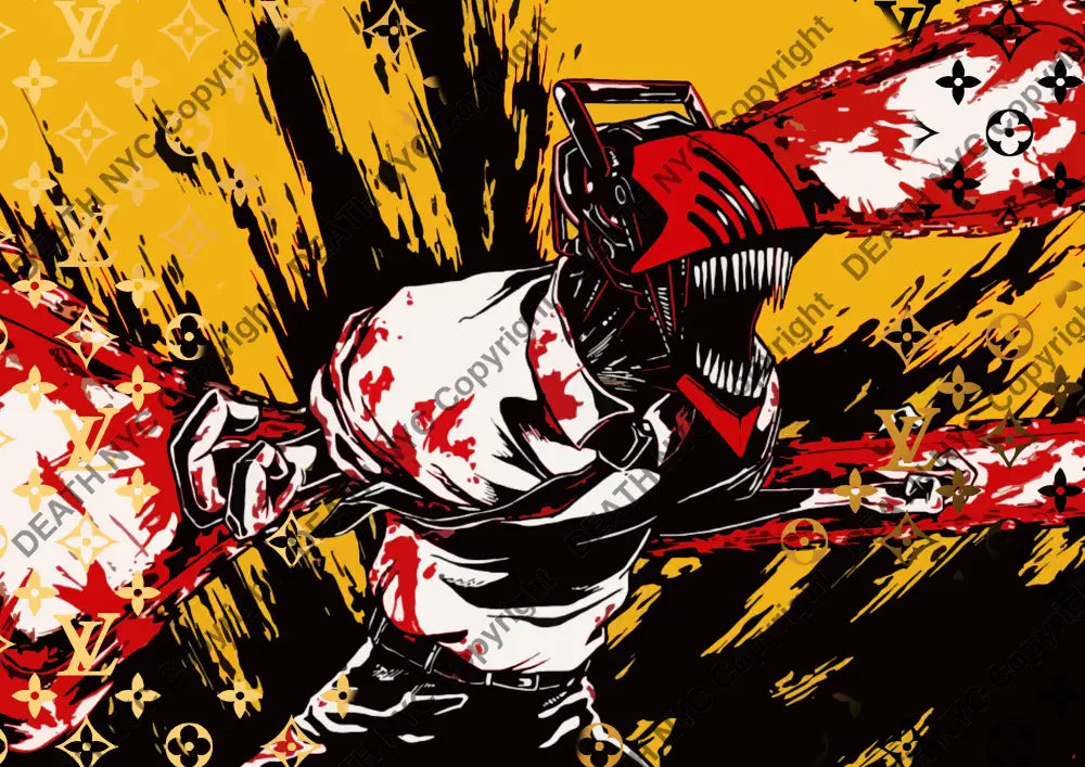 Auction ’MY37 chainsaw’ art print 45x32cm (Edition of 100) - Art Print
