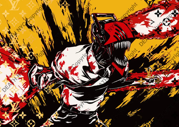 Auction ’MY37 chainsaw’ art print 45x32cm (Edition of 100) - Art Print