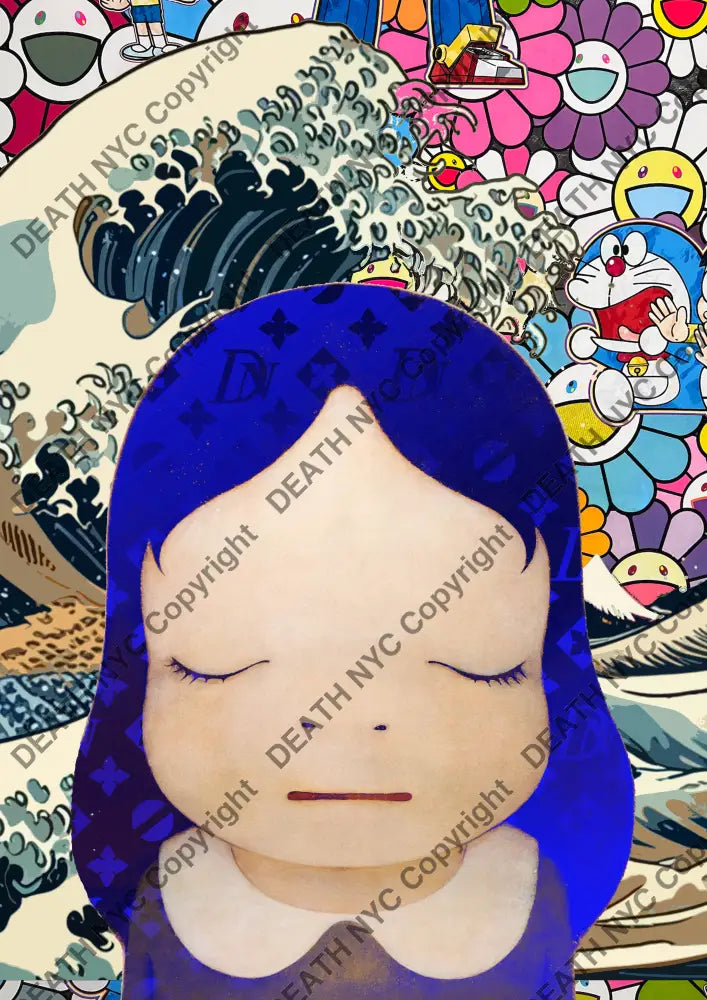 Auction ’MZ205 girl ’ art print 45x32cm (Edition of 100) Art Print