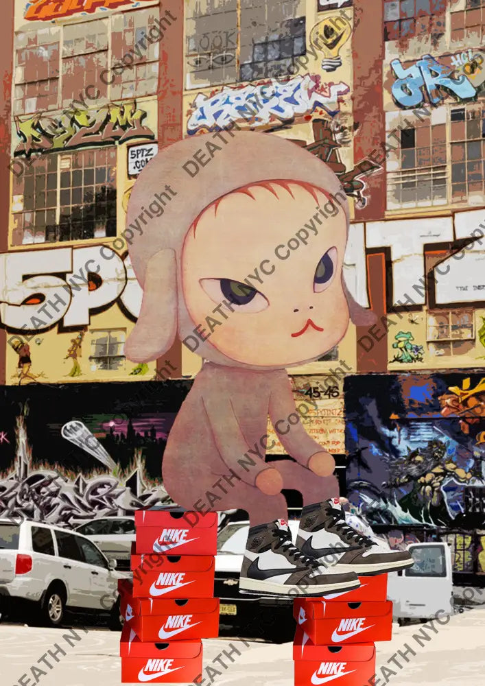 Auction ’N 5 pointz’ art print 45x32cm (Edition of 100) Art Print