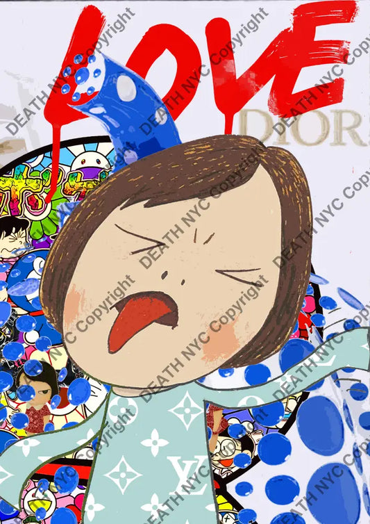 Auction ’N dmon love 1’’ art print 45x32cm (Edition of 100) Art Print