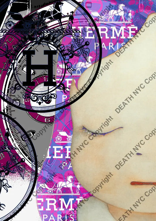 Auction ’N638 girl’ art print 45x32cm (Edition of 100) Art Print