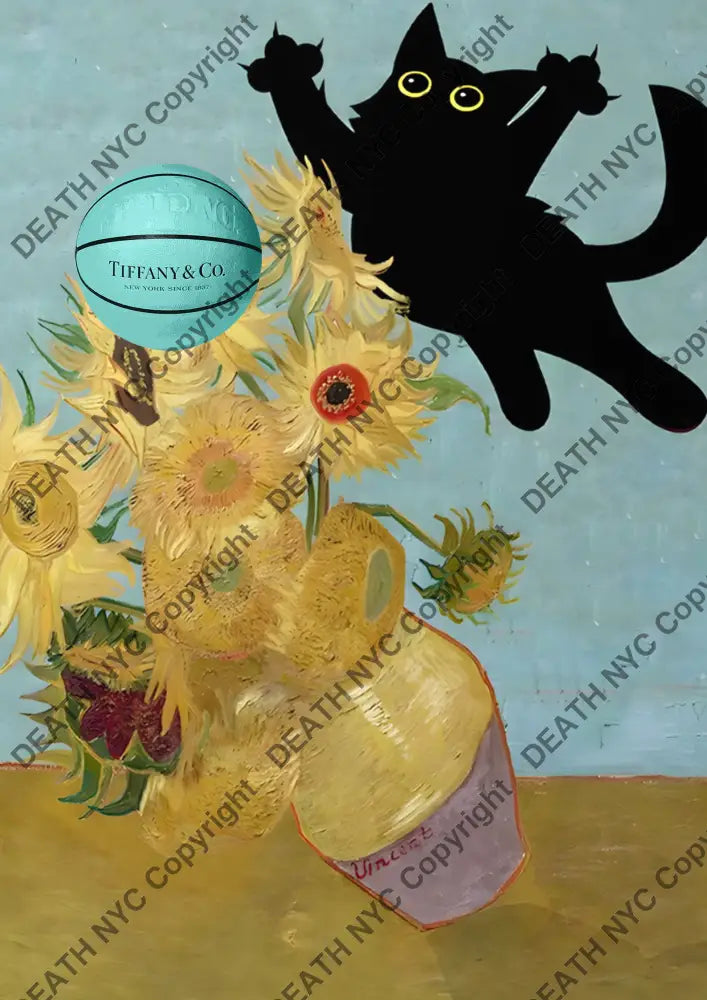 Auction ’ND21 cat’ art print 45x32cm (Edition of 100) Art Print