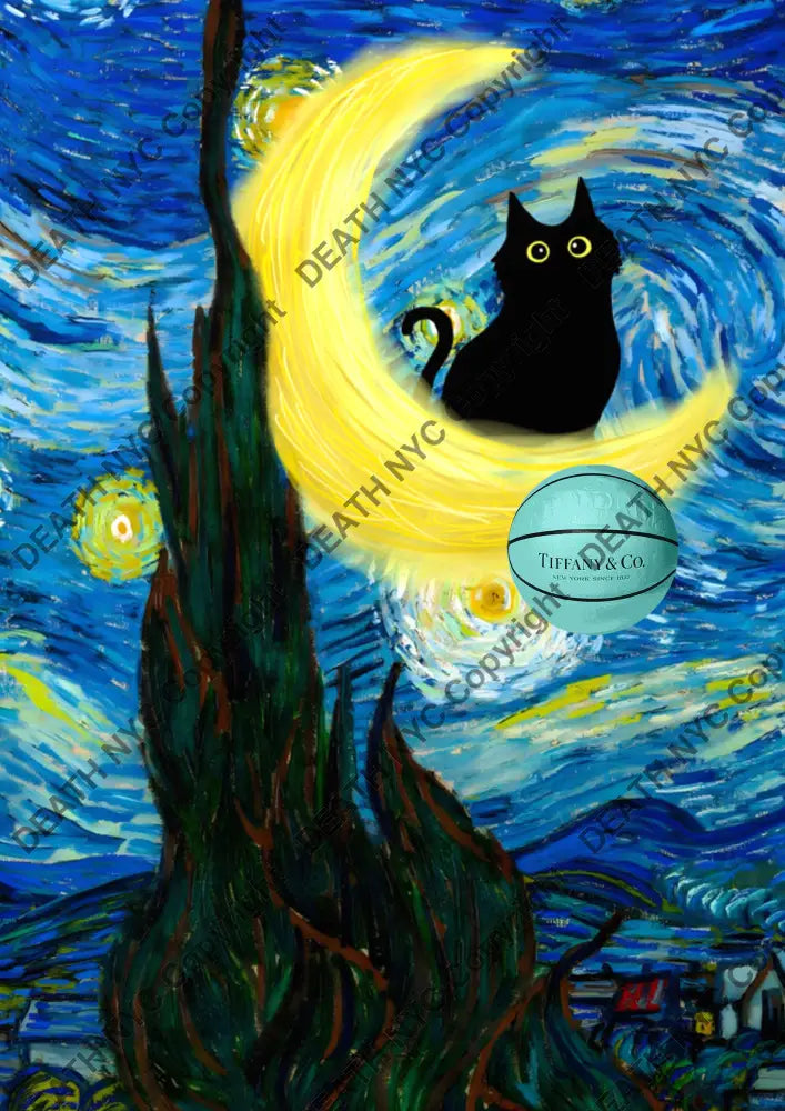 Auction ’ND24 cat’ art print 45x32cm (Edition of 100) Art Print