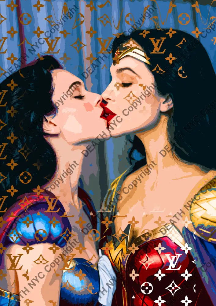 Auction ’NF14 kiss’ 45x32cm (Edition of 100) Art Print