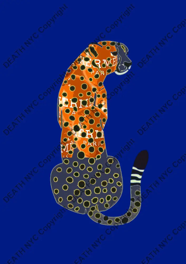 Auction ’NF6 leop’ art print 45x32cm (Edition of 100) Art Print