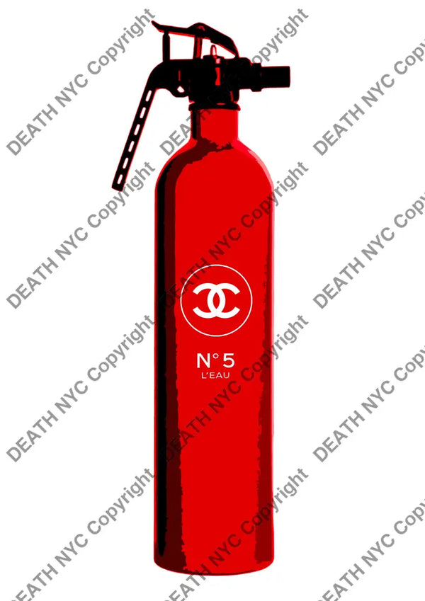 Auction ’no 5 red ’ art print 45x32cm (Edition of 100) - Art Print