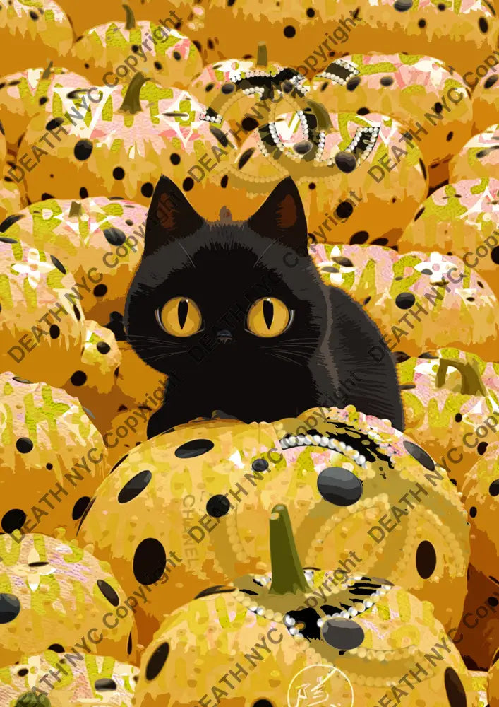 Auction ’NU126 cat’ art print 45x32cm (Edition of 100) Art Print