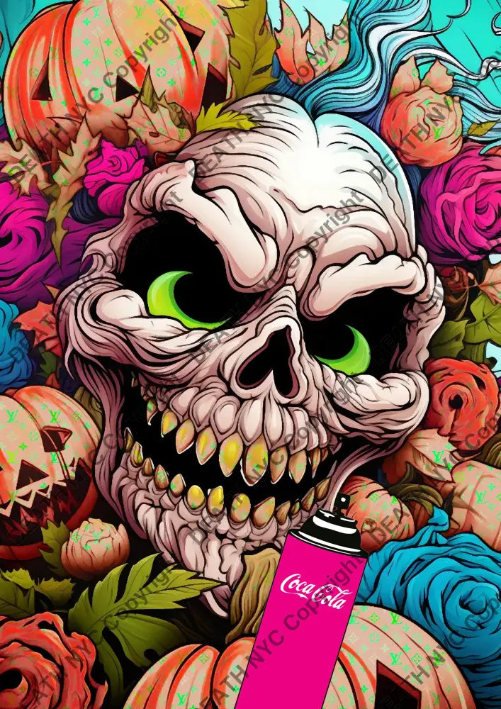Auction ’NU38 skull ’ art print 45x32cm (Edition of 100) - Art Print