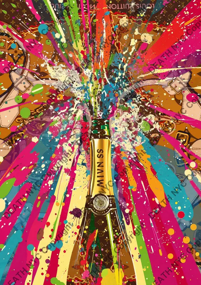 Auction ’NW49 champagne’ art print 45x32cm (Edition of 100) Art Print