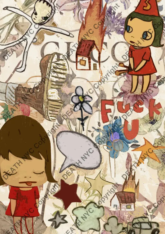 Auction ’NW68 girl ’ art print 45x32cm (Edition of 100) Art Print