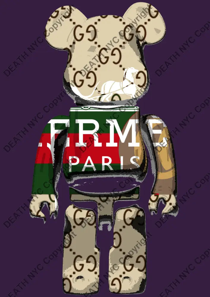 Auction ’nyc14 bear’ art print 45x32cm (Edition of 100) Art Print