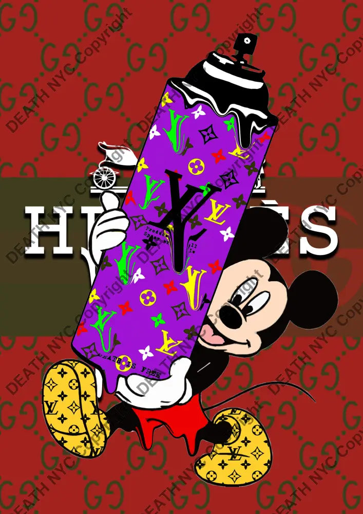 Auction ’NYC27 mouse’ art print 45x32cm (Edition of 100) - Art Print
