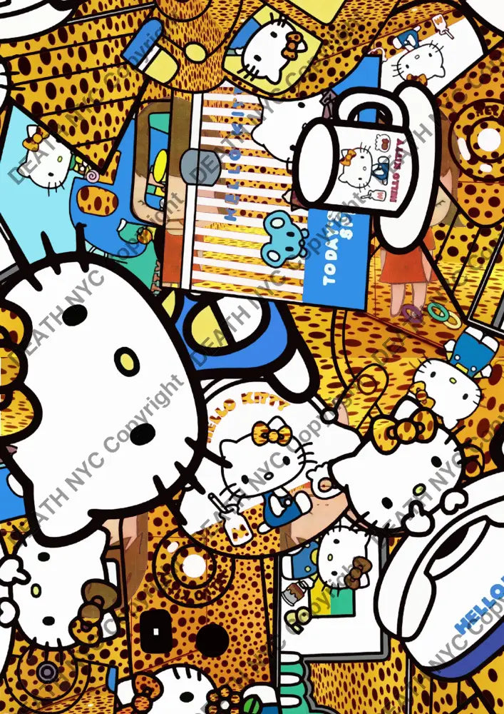 Auction ’NZ39 kitty’ art print 45x32cm (Edition of 100) Art Print