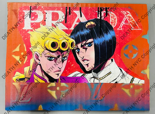 Auction - Original Cardboard ’Jojo FREE’ (2020) Edition of 1 Cardboard Original Artwork