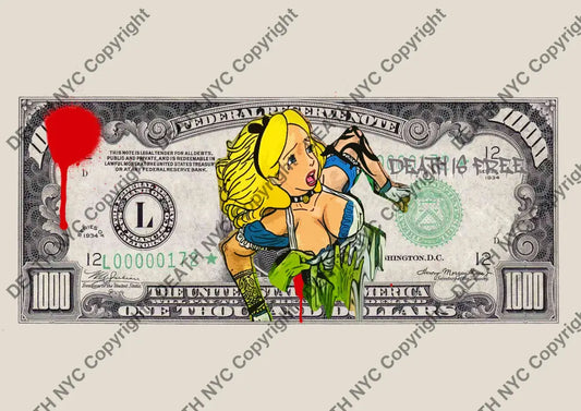 Auction ’P204 alice’ art print 45x32cm (Edition of 100) - Art Print