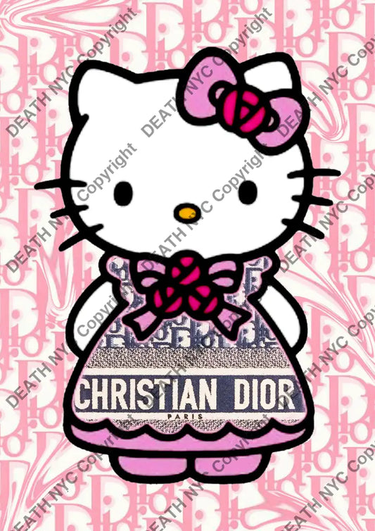 Auction ’P397 kitty ’ art print 45x32cm (Edition of 100) Art Print