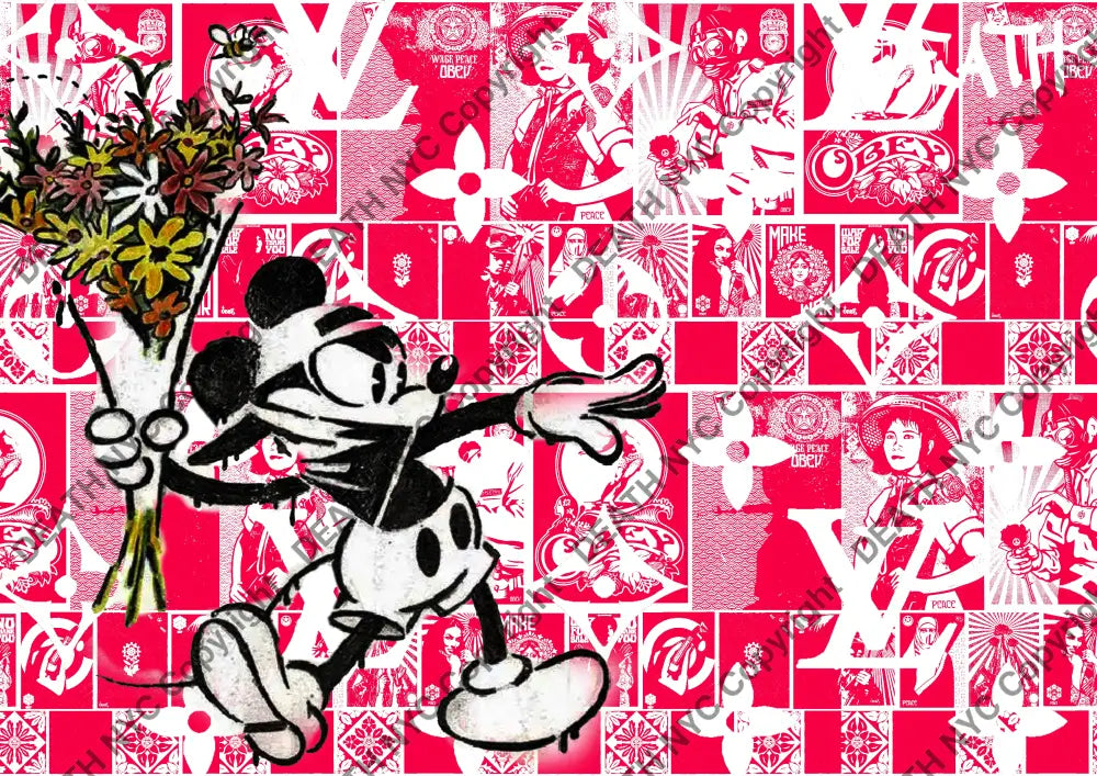 Auction ’P474 mouse’ 45x32cm (Edition of 100) Art Print