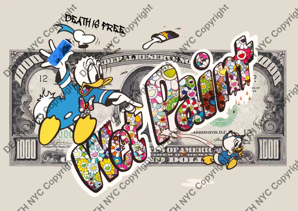 Auction ’P765 duck ’ art print 45x32cm (Edition of 100) - Art Print