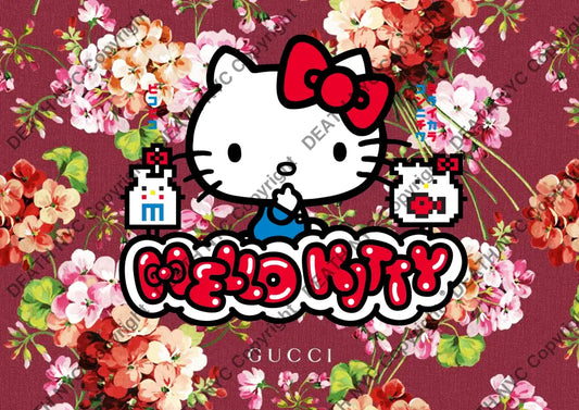 Auction ’P88 kitty ’ art print 45x32cm (Edition of 100) Art Print
