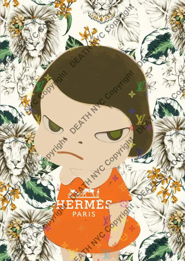 Auction ’PA64 girl’ art print 45x32cm (Edition of 100) Art Print