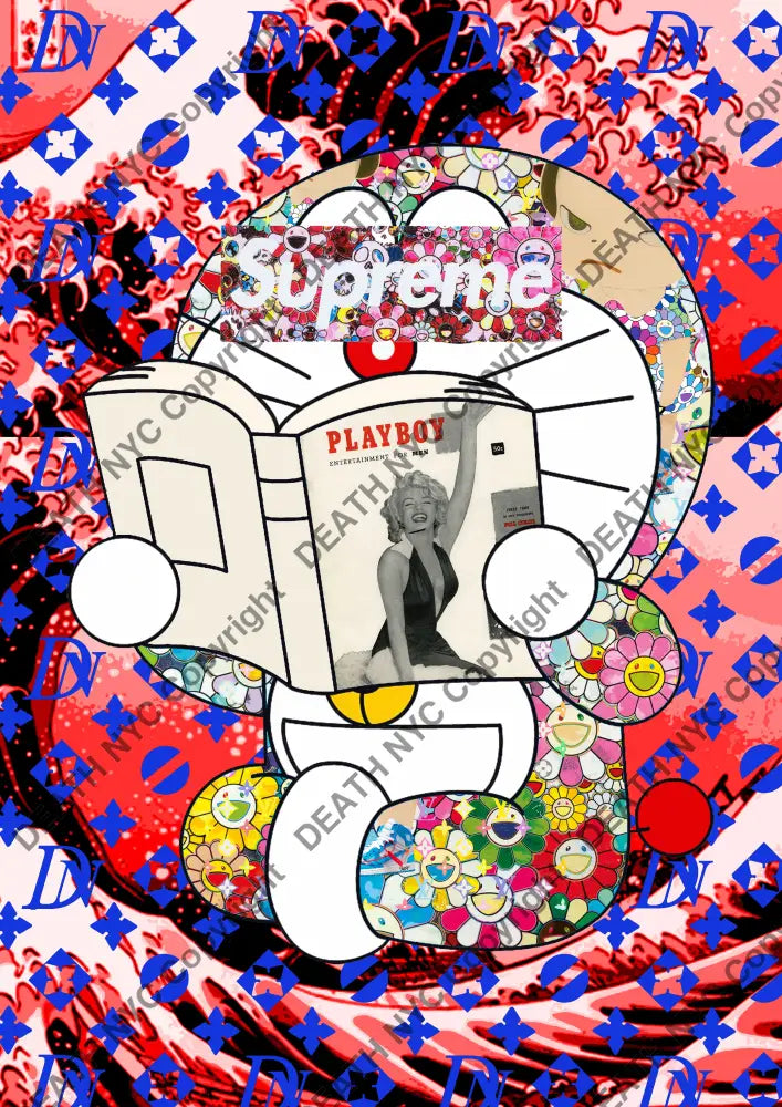Auction ’playboy dmon wave 2’’ art print 45x32cm (Edition of 100) - Art Print