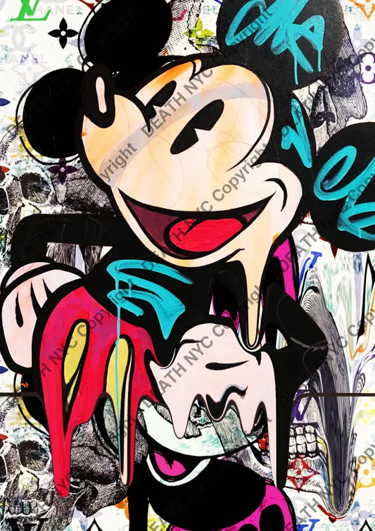 Auction ’Q1399 mouse’ 45x32cm (Edition of 100) Art Print