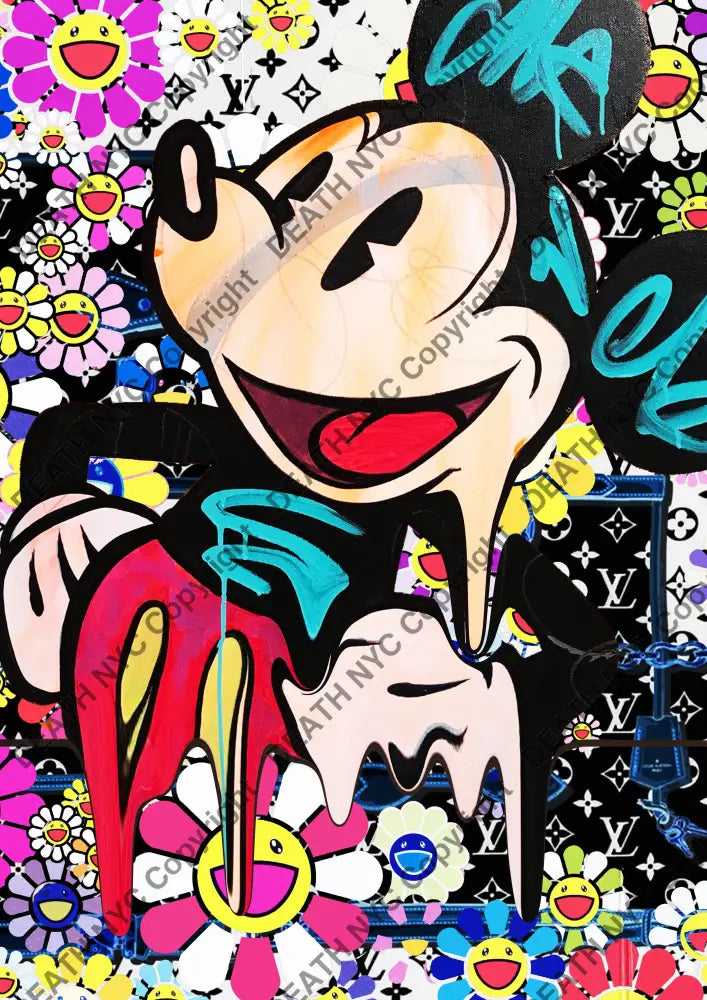 Auction ’Q1407 mouse ’ 45x32cm (Edition of 100) Art Print