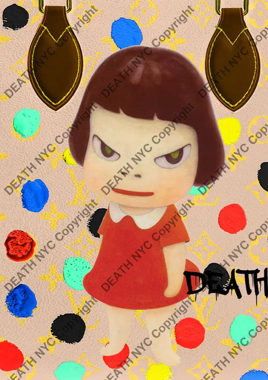 Auction ’Q144 girl’ 45x32cm (Edition of 100) Art Print