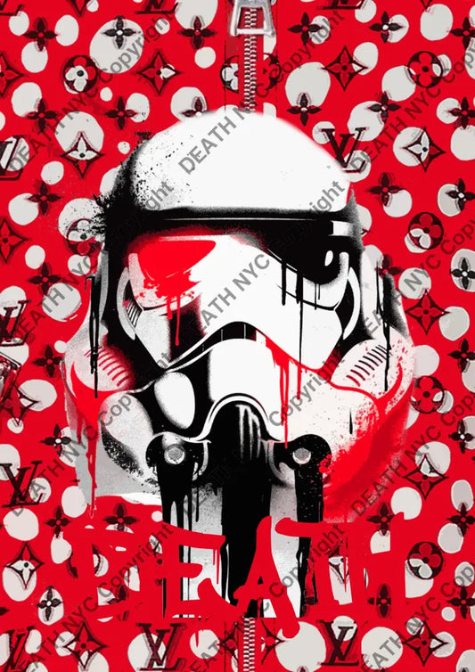 Auction ’Q21 troop ’ art print 45x32cm (Edition of 100) - Art Print