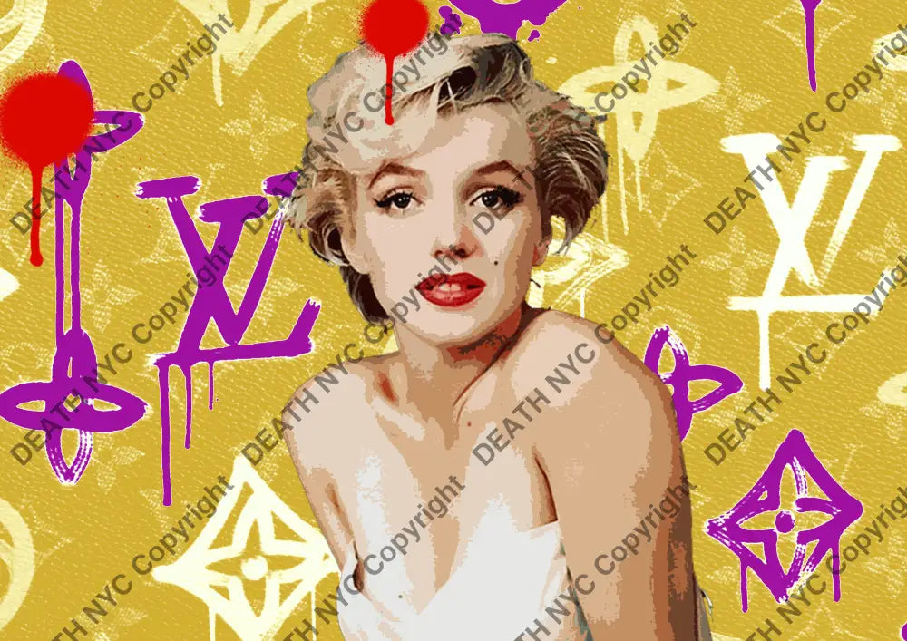 Auction ’Q2659 monr ’ 45x32cm (Edition of 100) Art Print