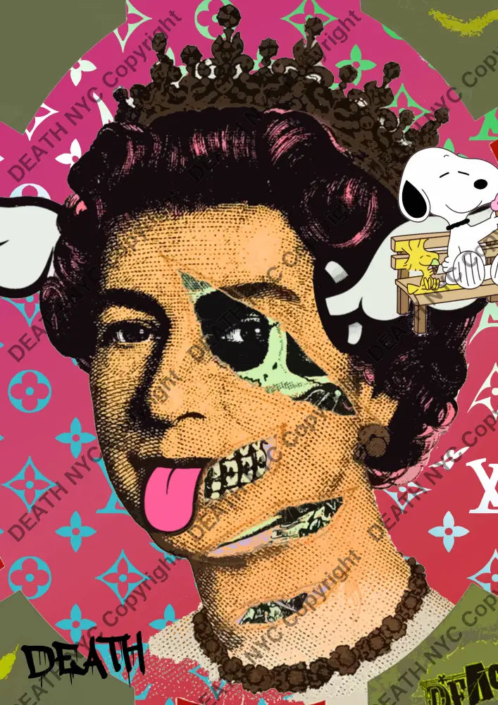 Auction ’Q503 queen ’ art print 45x32cm (Edition of 100) - Art Print