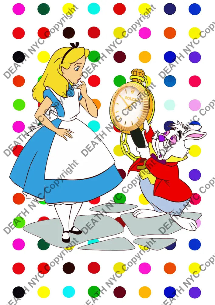 Auction ’Q56 alice ’ art print 45x32cm (Edition of 100) Art Print