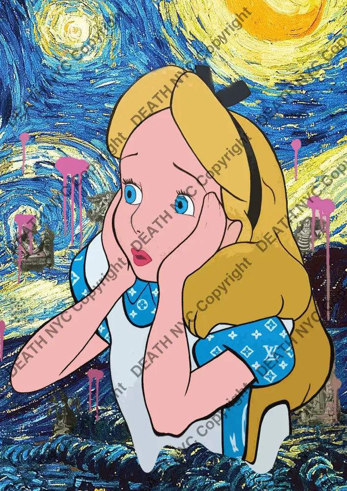 Auction ’Q630 alice’ 45x32cm (Edition of 100) Art Print