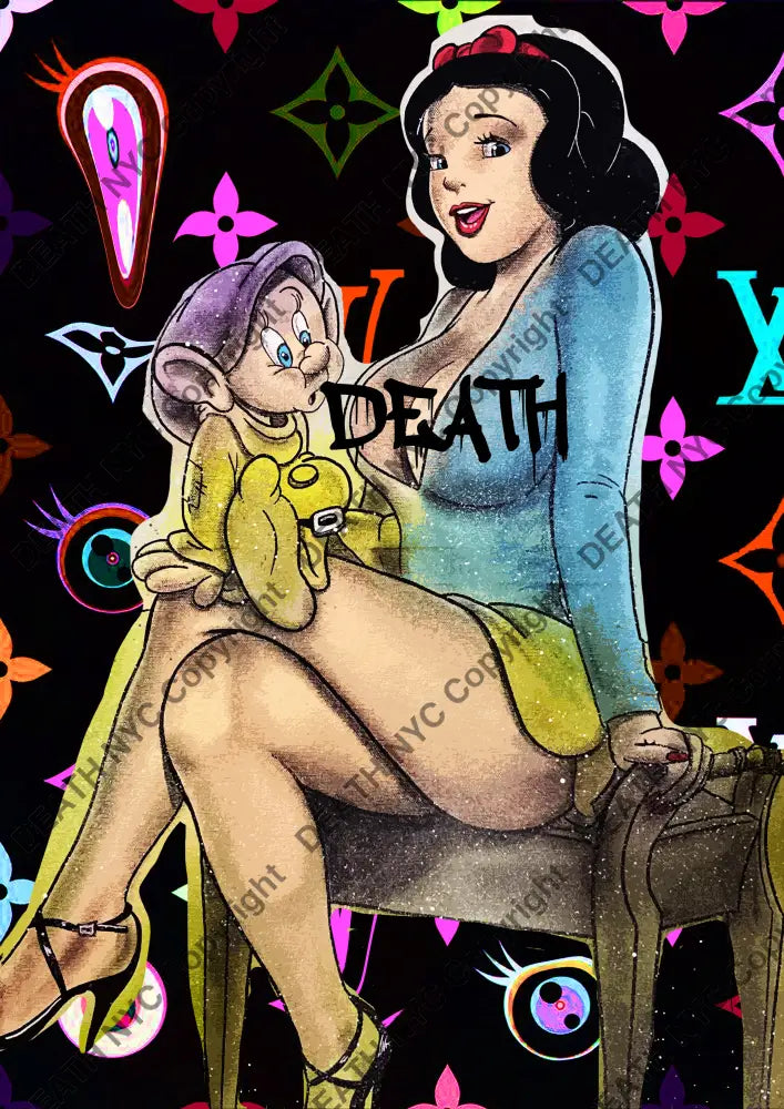 Auction ’Q79 snow ’ art print 45x32cm (Edition of 100) Art Print