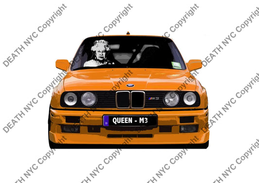 Auction ’queen m3 org’ art print 45x32cm (Edition of 100) Art Print