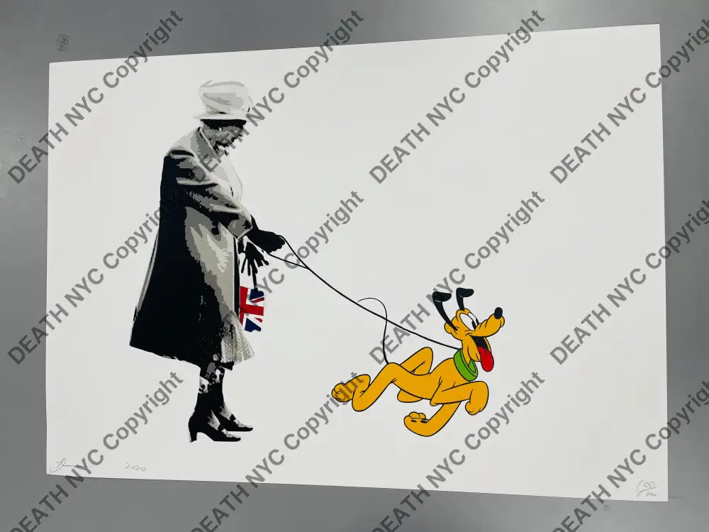 Auction ’Queen Plut’ 45x32cm (Edition of 100*) (2020) Art Print