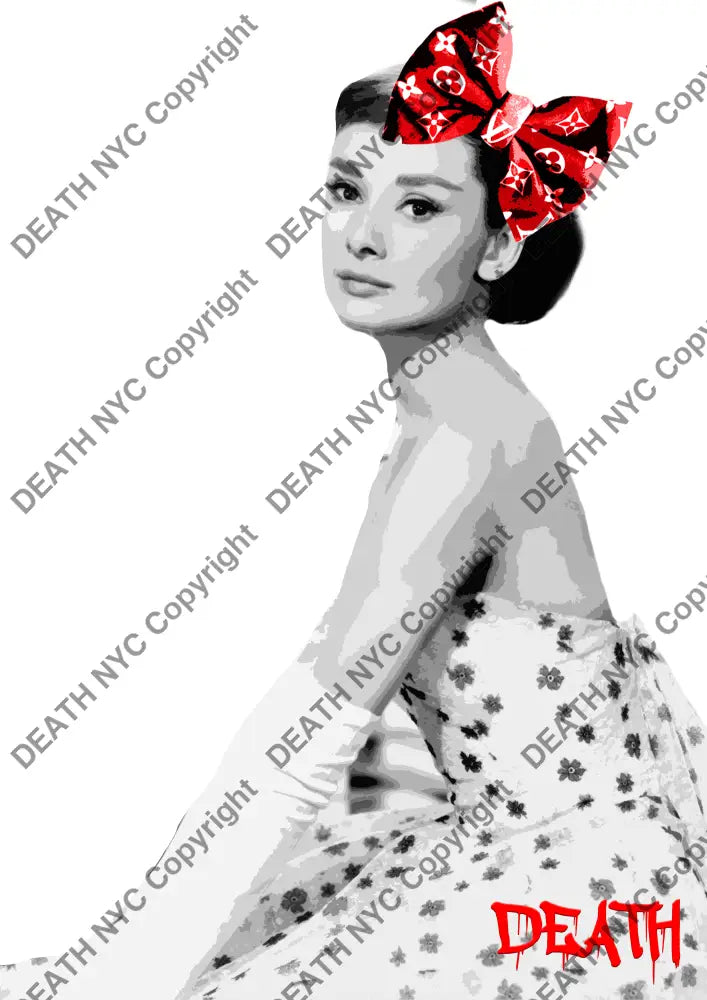 Auction ’R140 audrey. ’ art print 45x32cm (Edition of 100) - Art Print