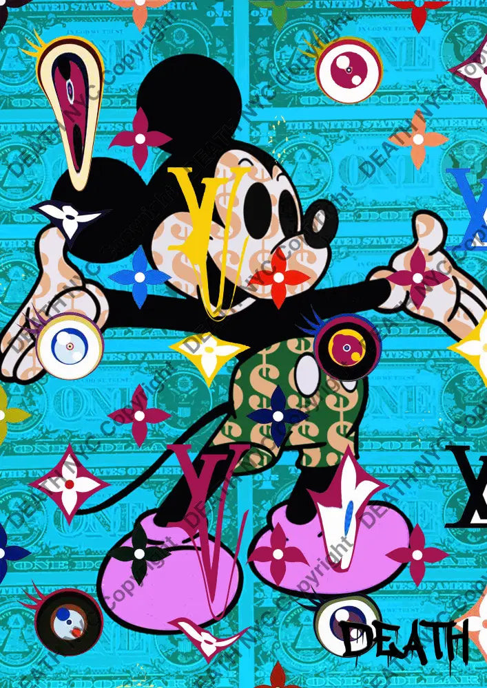 Auction ’R165 mouse’ art print 45x32cm (Edition of 100) Art Print