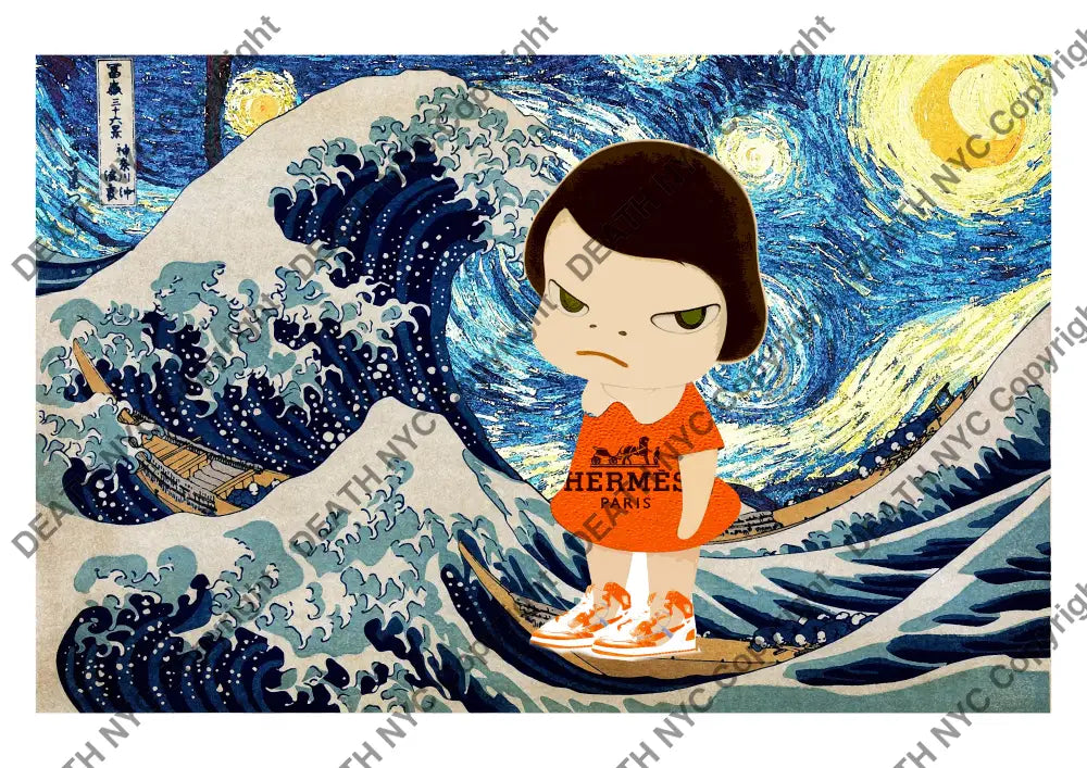 Auction ’R688 girl’ 45x32cm (Edition of 100) Art Print