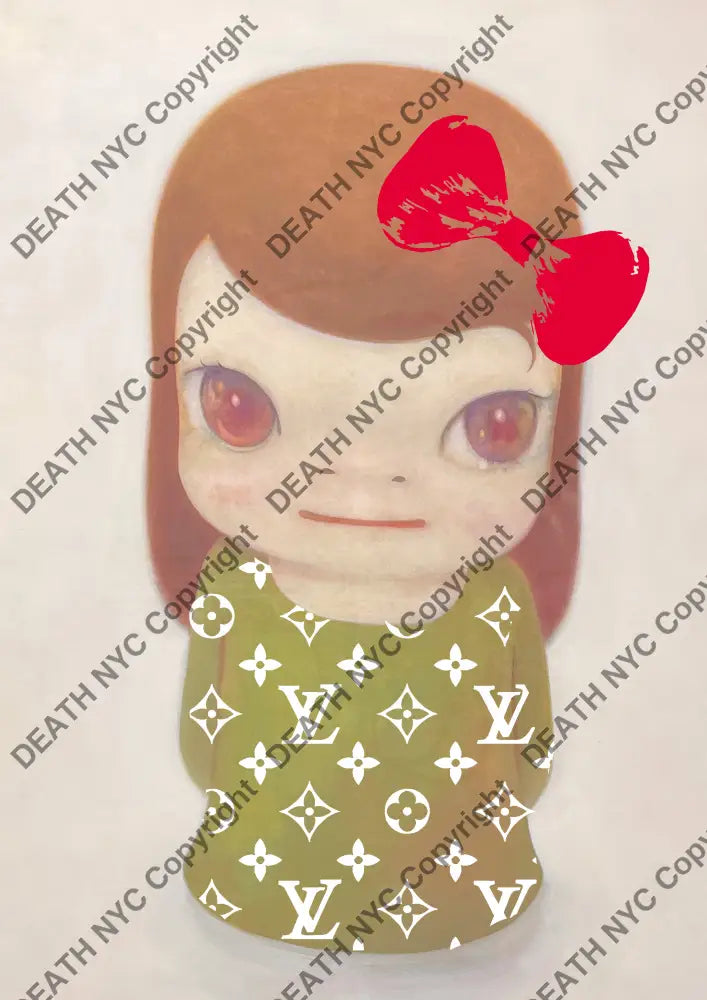 Auction ’R981 girl’ art print 45x32cm (Edition of 100) Art Print