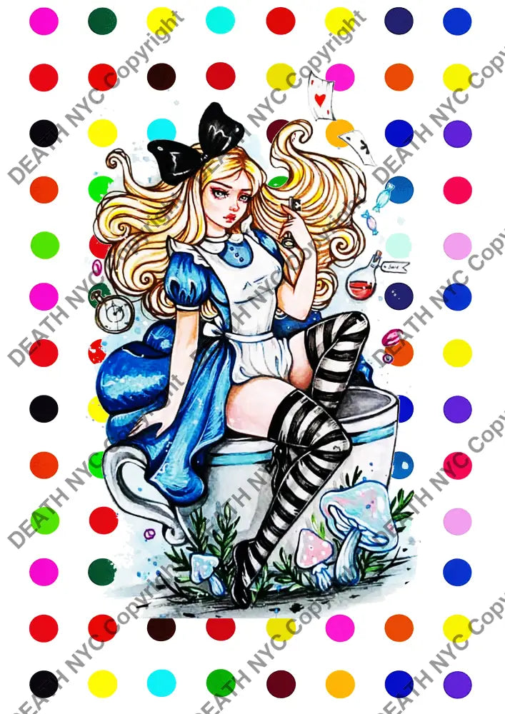 Auction ’S1027 alice’ art print 45x32cm (Edition of 100) - Art Print