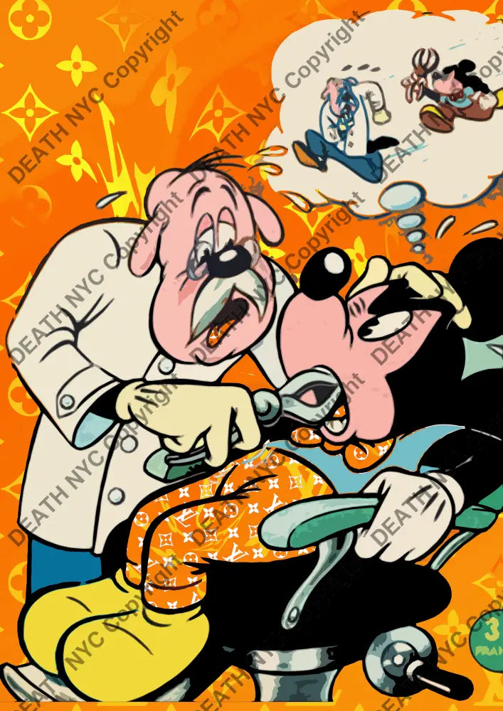 Auction ’S2170 mouse ’ art print 45x32cm (Edition of 100) - Art Print