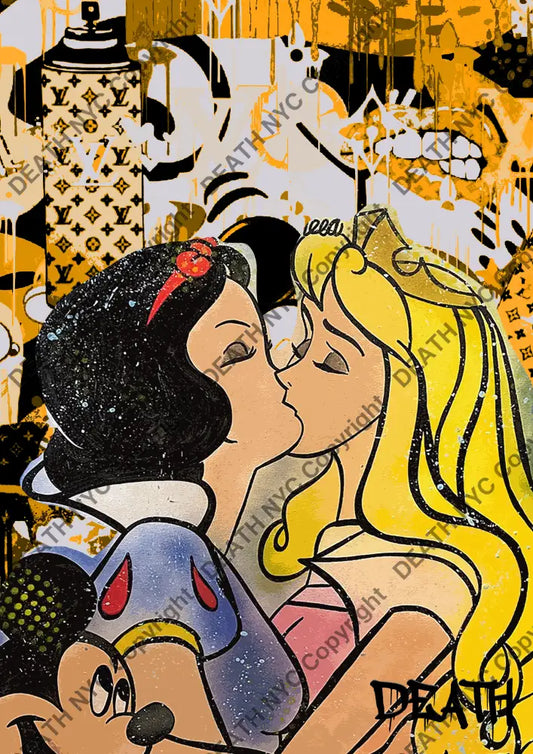 Auction ’S2277 kiss’ art print 45x32cm (Edition of 100) - Art Print