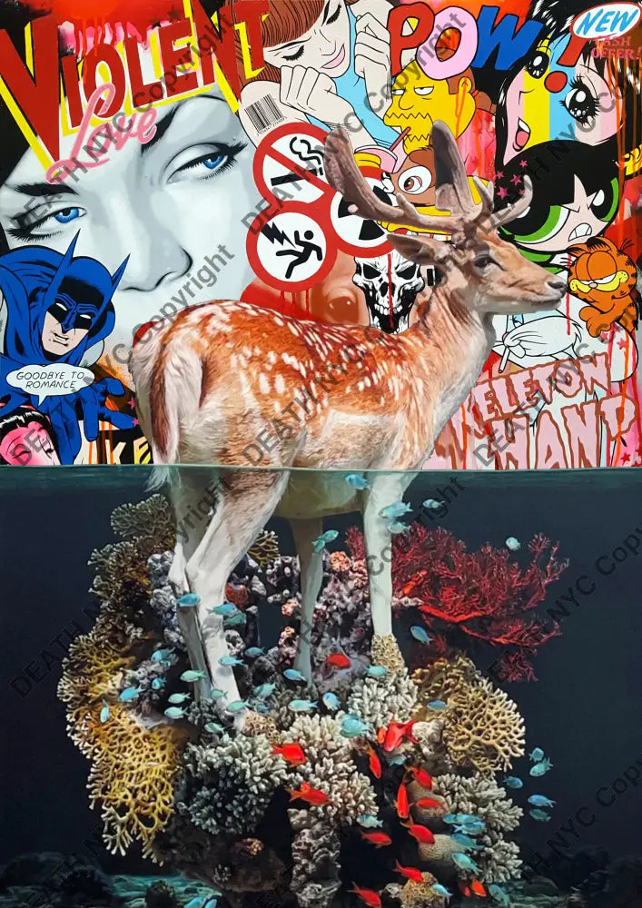 Auction ’S2360 bambi. ’ art print 45x32cm (Edition of 100) - Art Print
