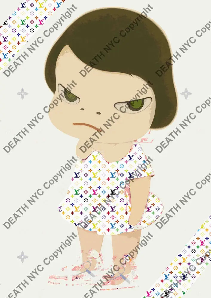 Auction ’S2539 girl. ’ art print 45x32cm (Edition of 100) - Art Print