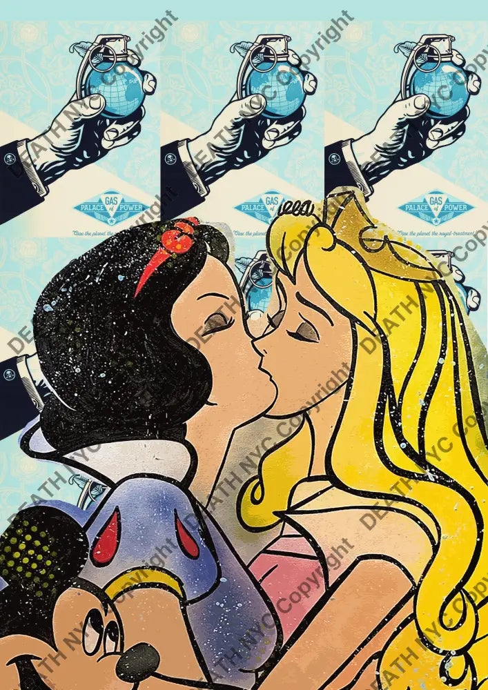 Auction ’S351 kiss’ 45x32cm (Edition of 100) Art Print